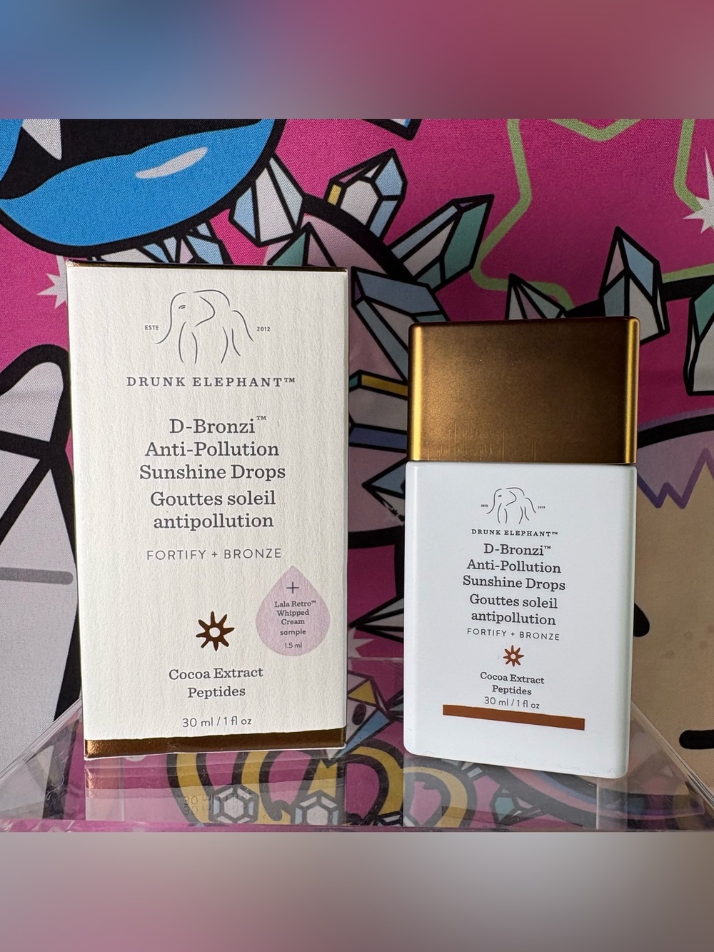 Drunk Elephant D-Bronzi Anti-Pollution Sunshine Drops 1fl oz Full Size